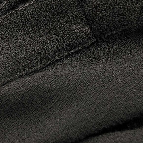 YVES Saint Laurent Yves Saint Laurent Wool Gather Top With Shoulder Pads Black M - Picture 6 of 6